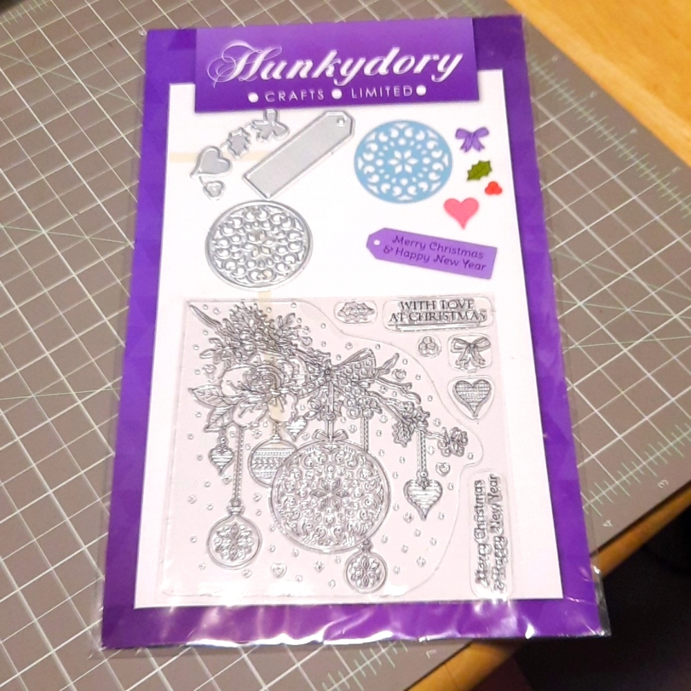 Christmas clear stamp & die set